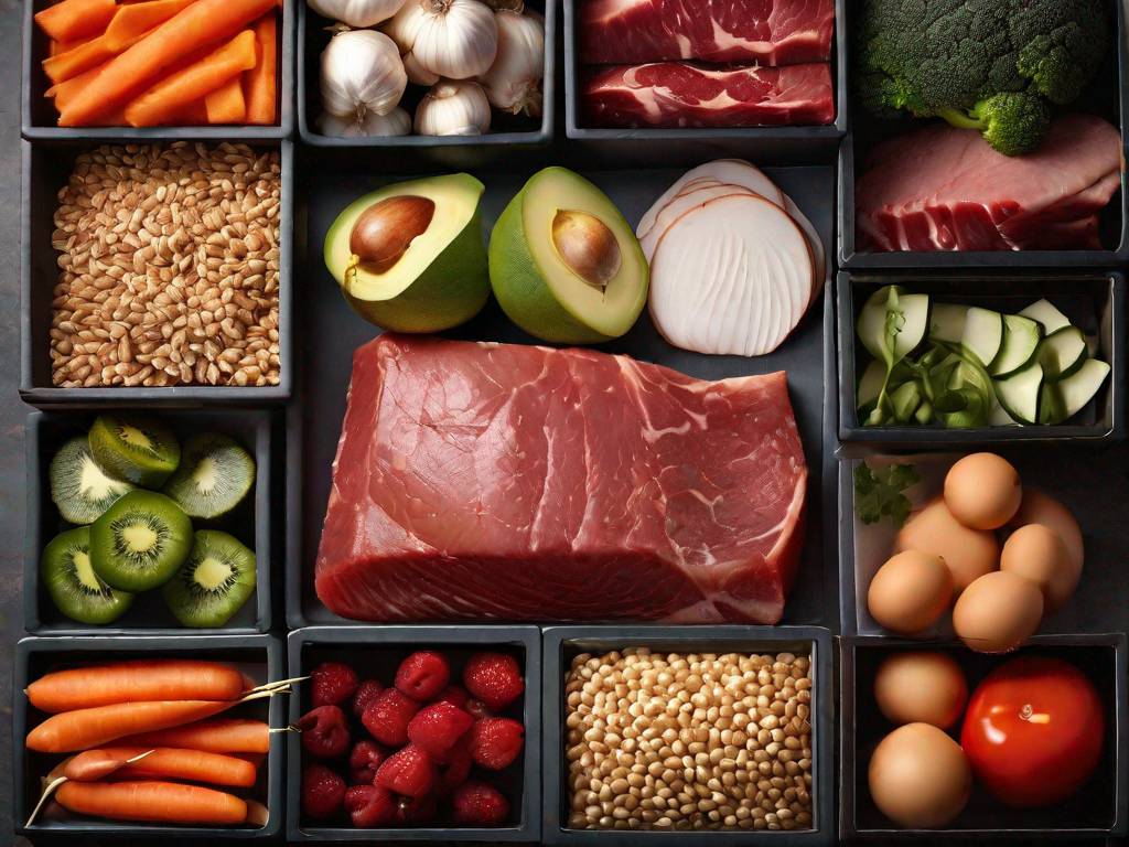 Dietetyczna żywność w pudełku dla każdego z was