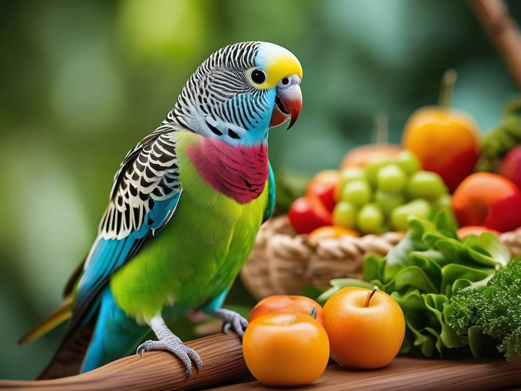 Kluczowe elementy diety papugi falistej dla jej zdrowia i długowieczności