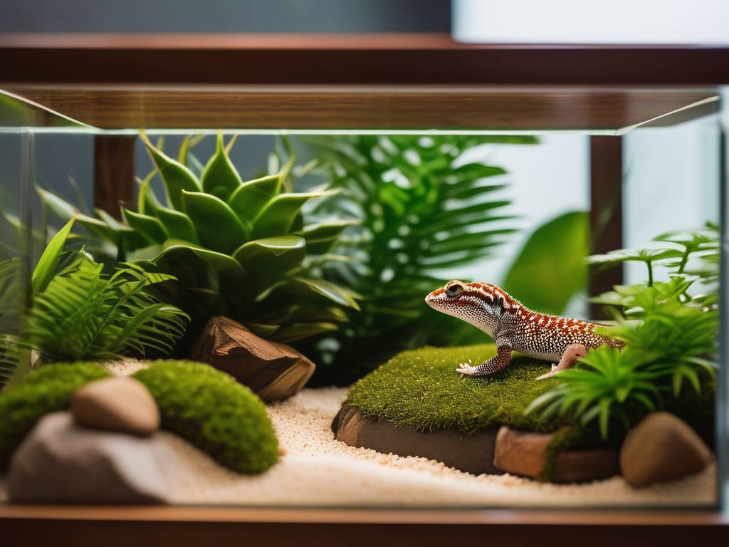 Urządzanie terrarium dla gekkona – wybór odpowiedniego wyposażenia i dekoracji