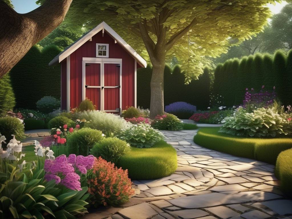 Wybór idealnej lokalizacji dla domku narzędziowego w ogrodzie