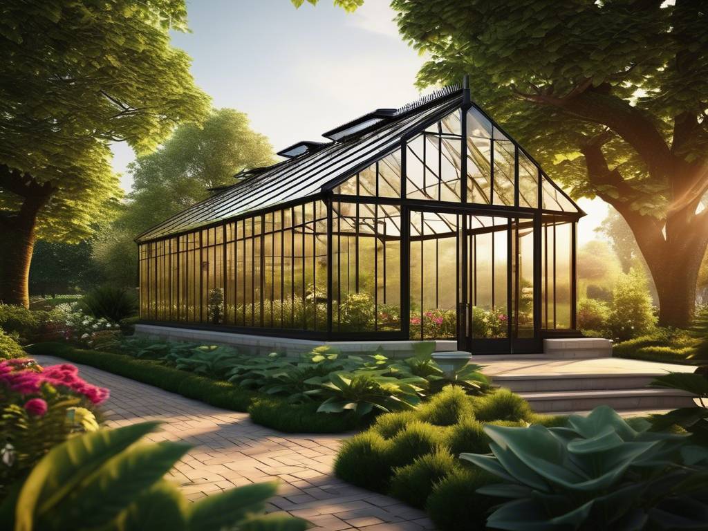 Wybór idealnej lokalizacji dla szklarni w ogrodzie