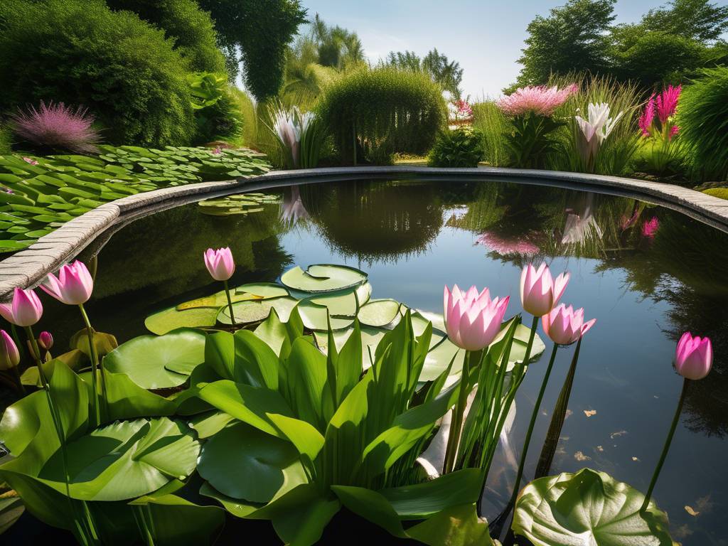 Wybór roślin wodnych do małego stawu ogrodowego